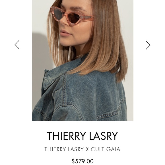 Cult Gaia x Thierry Lasry Transparent Pink Sunglasses - Picture 2 of 5